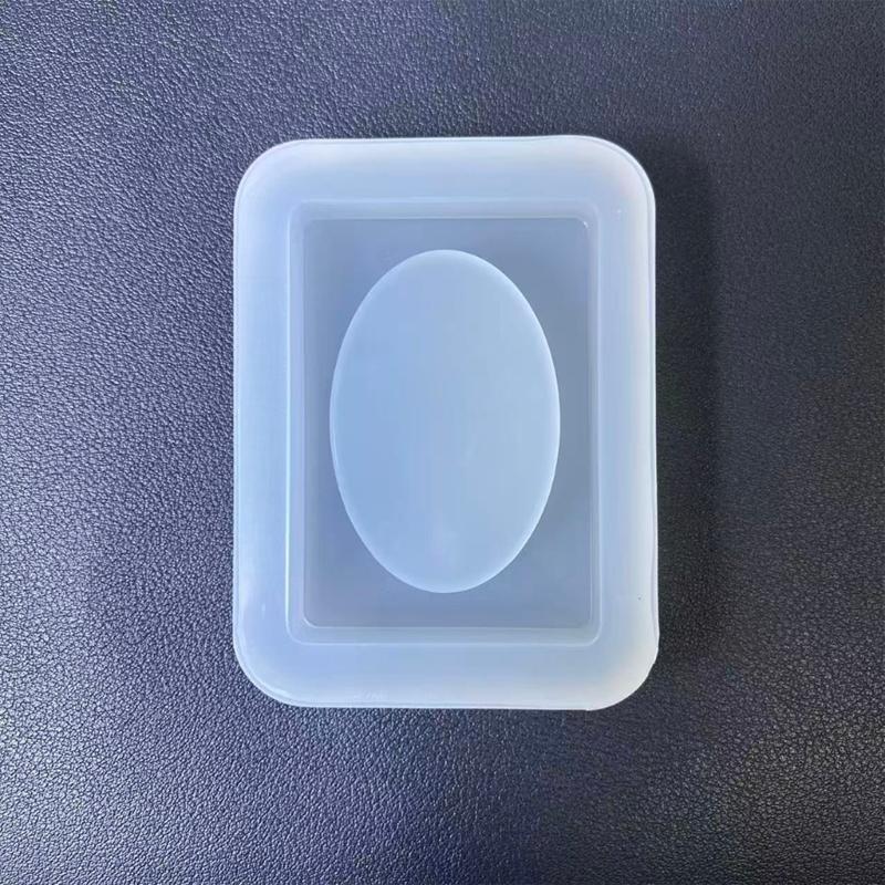 Flexible Silicone Mold 77x58mm Jewelry Making Accessories Moulds Suitable for Resin Pendant Keychain Badge Making