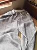 CHAOS Level Recommendation: High-End Gray Linen Wide-Leg Pants with Elastic Waist and Drawstring Design