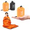 Notfall-Schlafsack, ultra-wasserdichte Mylar-Thermodecken, leichter Überlebens-Schlafsack, hält warm für Camping und Wandern