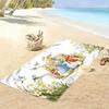 The Tale of Peter Rabbit Print Beach Towel, Large Soft Quick Dry Towel for Beach Camping Swimming