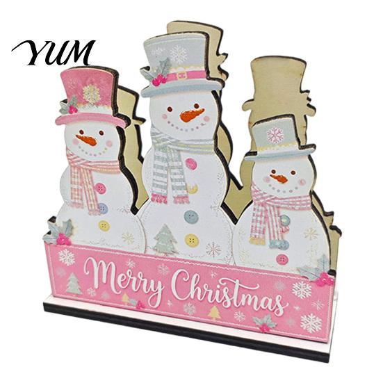 Organizador de Encimera de Granja Rústica Tema Navideño Soporte de Servilletas de Madera, Soporte Decorativo Festivo para Papel de Cocina, Decoración de Mesa para el Hogar Impresión HD UV para