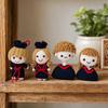 Handmade Graduation Crochet Doll, Knitting Cartoon Boy Girl Graduates Toy Decoration, Grad Gifts for Him, Her, Class of 2026 Students