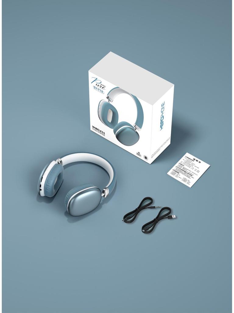 2026 Wireless Over-Ear Headphones: Customizable, Long Battery, High-Quality Sound, Bluetooth, Apple Compatible