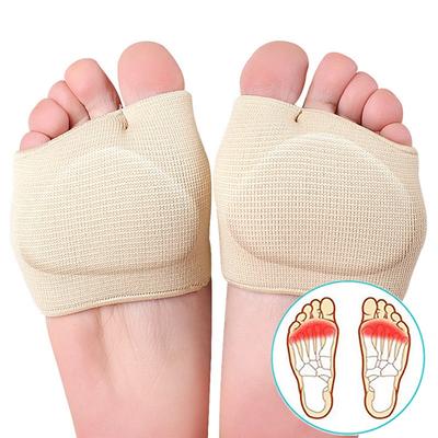 Cuscinetti metatarsali in silicone Separatore dita Sollievo dal dolore Calzini per l'avampiede Soletta Ortesi per alluce valgo Strumento per la cura dei piedi