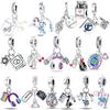 Charms Colorful Zircon Note Headphones Game Console Beads Fit Bracelet Women Jewelrycopper Original Making Diy Gift