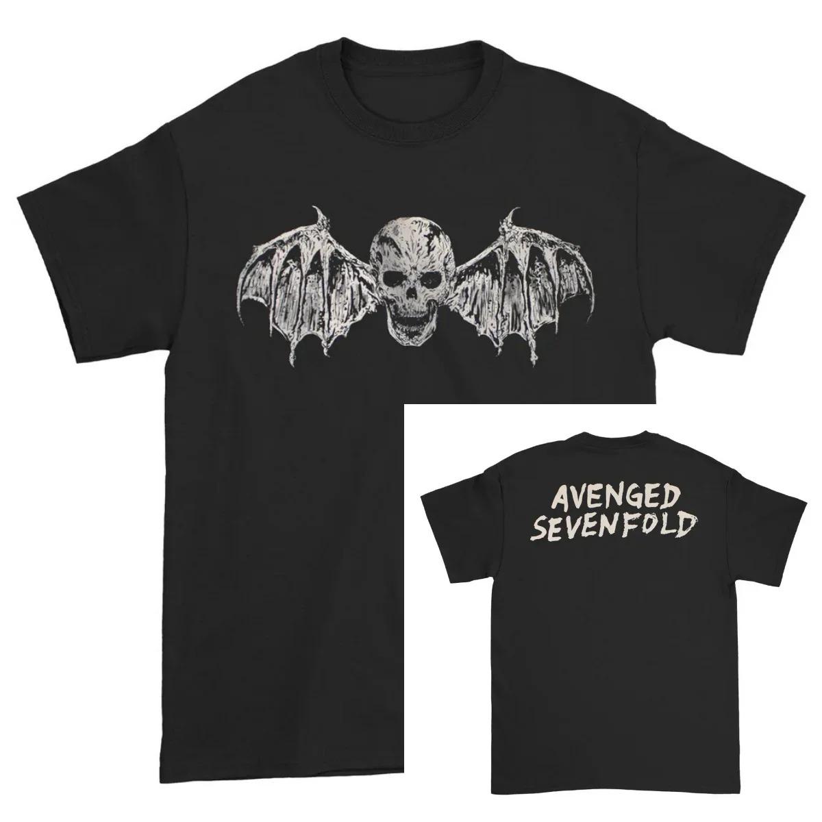 

Y2k Rock T Shirts Avenged Sevenfold Life Is But A Dream Deathbat Tshirt Print Cotton T Shirts Casual Loose Tops Unisex 4XL
