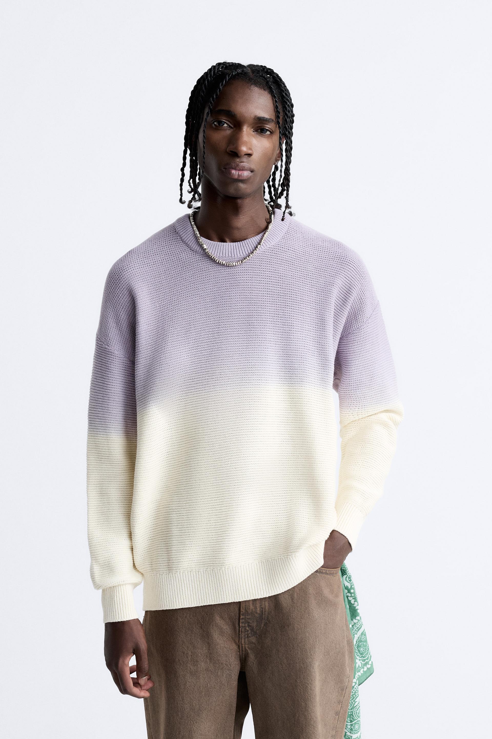 

СВИТЕР С КОНТРАСТНЫМ ПРИНТОМ