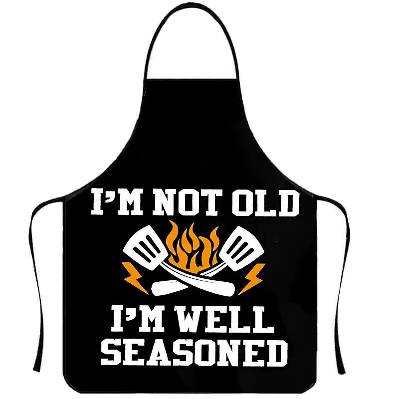 Sleeveless Waterproof Apron 3D Printed Stain-Resistant Waterproof Apron Workwear Personalized Holiday Apron