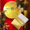 Gold Foil Paper, Silver Foil Paper, 100PCS 9 * 9cm, Used for Essential Items Such As Wedding Decoration, Kitchen Home Decoration, Nail Decoration