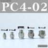 Pneumatic Push-to-Connect Air Hose Fitting - Quick Connectors PC6, PC8, PC12 (M5 Thread)