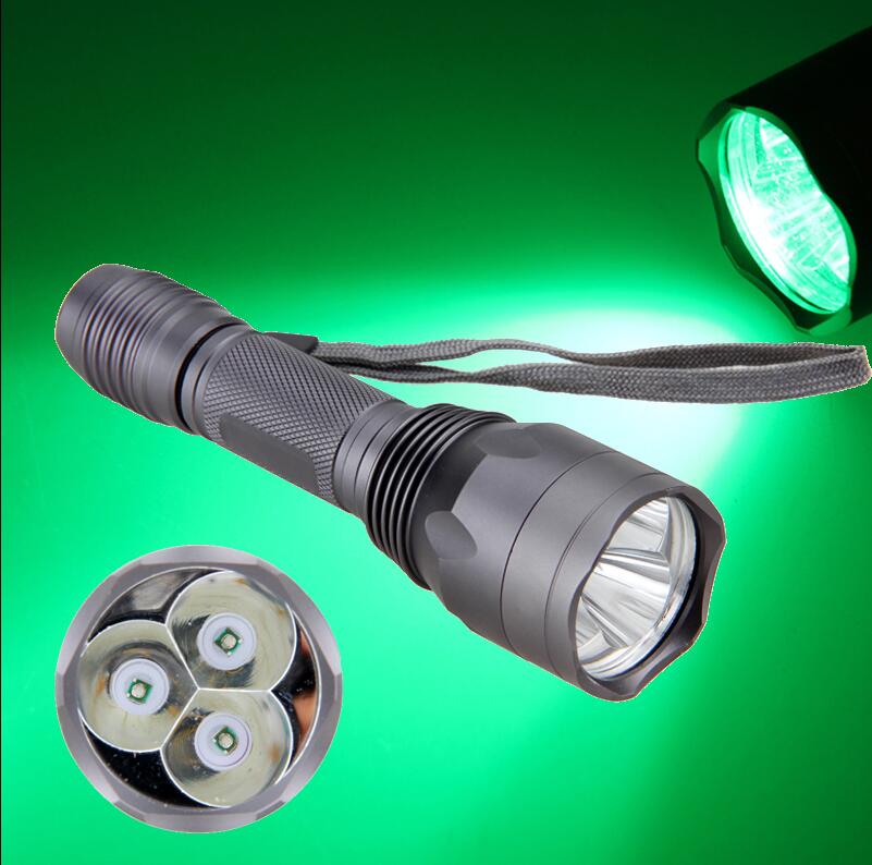 VASTFIRE 10000Lm Green Red LED Tactical 250 yard Hunt Flashlight Portable Lantern Lights dive light Lamp Torch