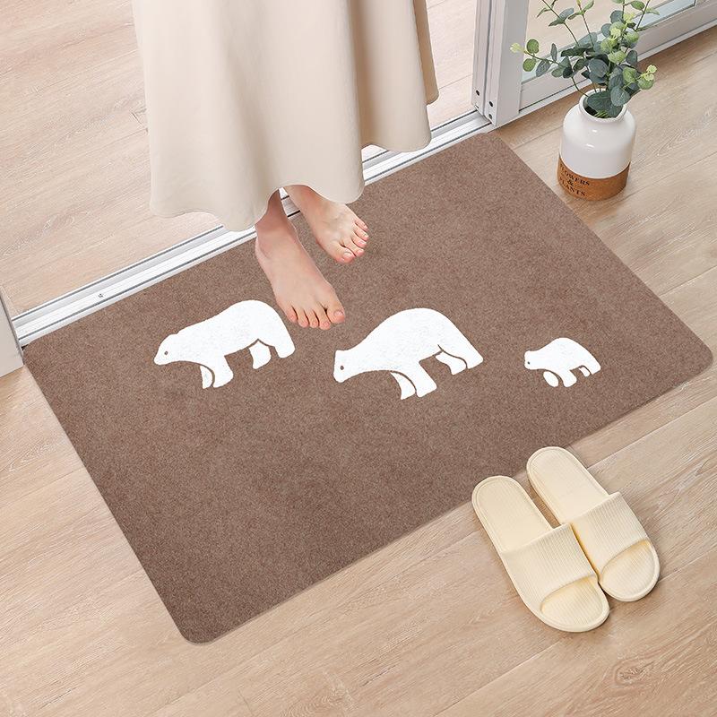 Móda Jednoduchý severský styl Kuchyňská podložka Koberec Dům drží Koberec odolný vůči nečistotám Moderní bytový dekor Koupelnová předložka