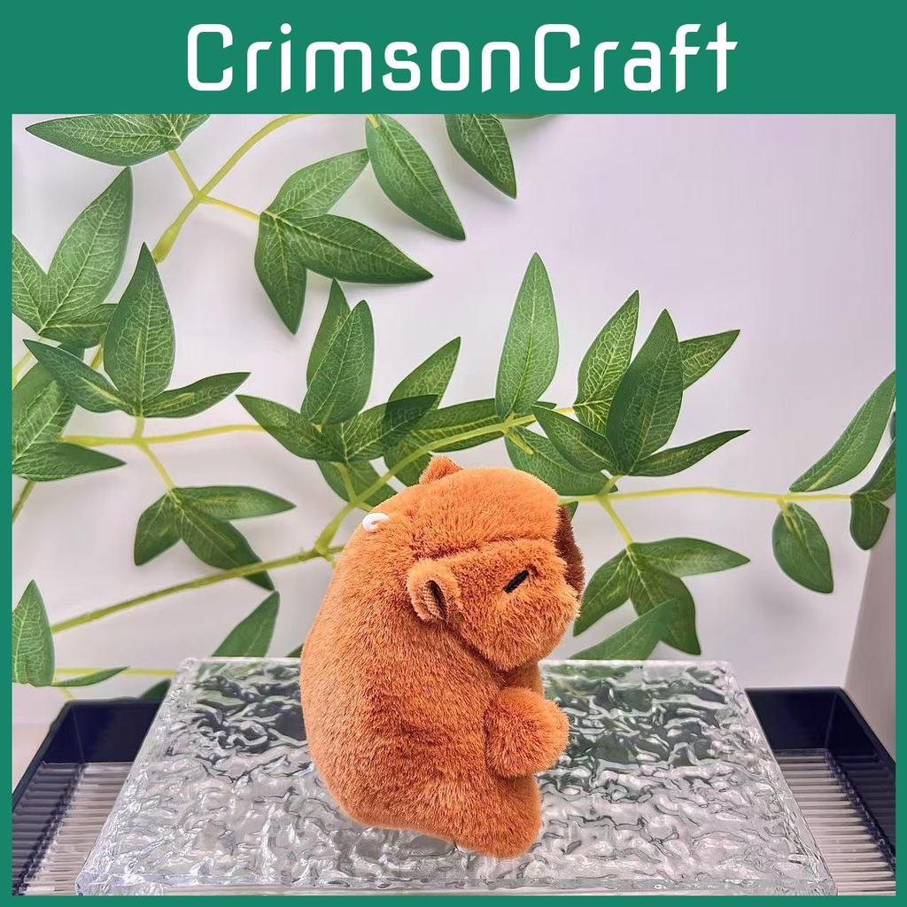 High Quality Plush Capybara Keyring Unique Animal Keychain For Bags And Key Accessories