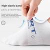 5 Pairs of Men's Spring and Autumn Pure Cotton Deodorant Sports Wicking Short Boat Socks