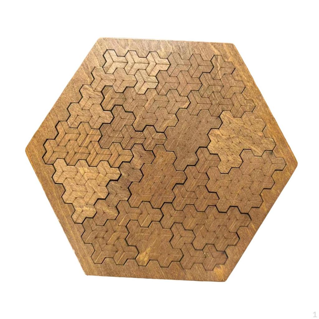 Holzpuzzle Geschenk Intelligenzentwicklung für die Familie Puzzlespiel Herausforderung Spielstil A