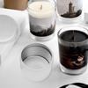 BHBL 24 Pack Tins Box Candle Tin Black Aluminum Jar Storage Empty Pot Plain Cans Cream Cosmetic Container