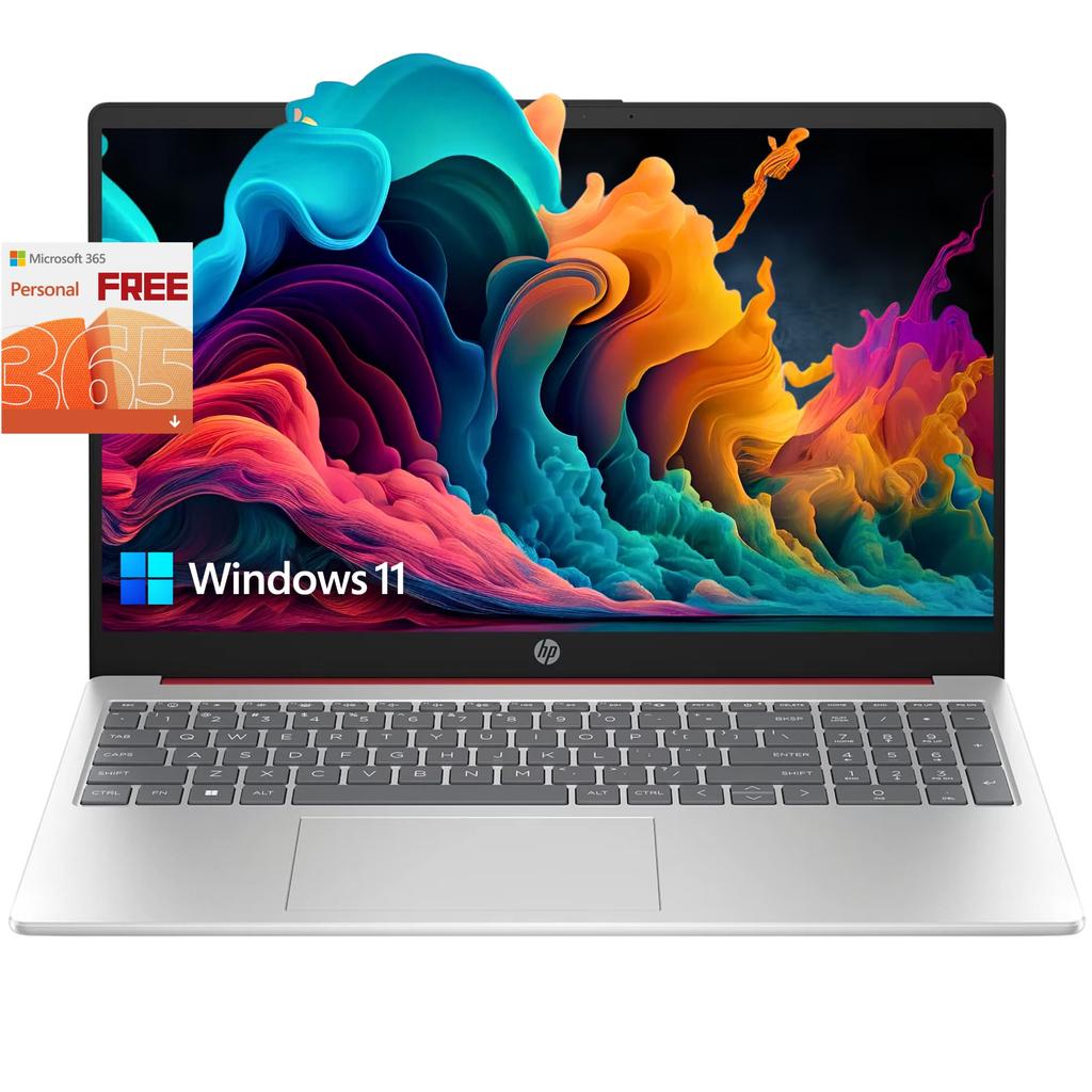HP HD Latest Laptop for Business and Intel 13th Gen Pentium 16GB 128GB SATA Windows 11 Home S (Hewlett-Packard) 15.6-inch Students, N200, RAM, SSD,
