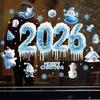 Christmas Window Decals 2026 Ice Removable Decals Cute Stickers Christmas Window Decorations For Glass Mirror Door Car Bedroom