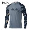 Mens Quick-Dry UV Protection Fishing Shirt With Hood Lightweight Breathable Outdoor Sport Long Sleeve Top