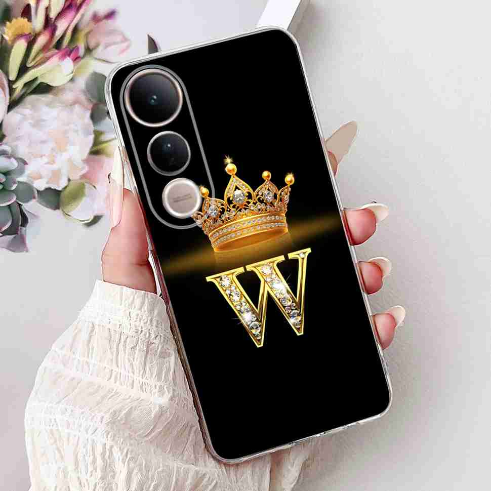 For Vivo V50 Lite 5G Case Luxury 26 Letters Cover Soft Silicone Phone Case For Vivo V50 Lite V50Lite 5G Back Cover Fundas