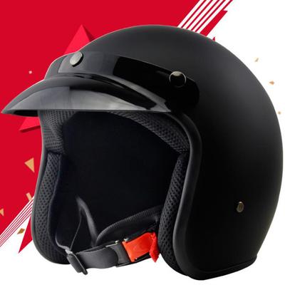 ZR-052 Motorcycle Helmet 3/4 Motorcycle Helmet DOT Certified Retro Locomotive Helmet Motorcycle Accessories