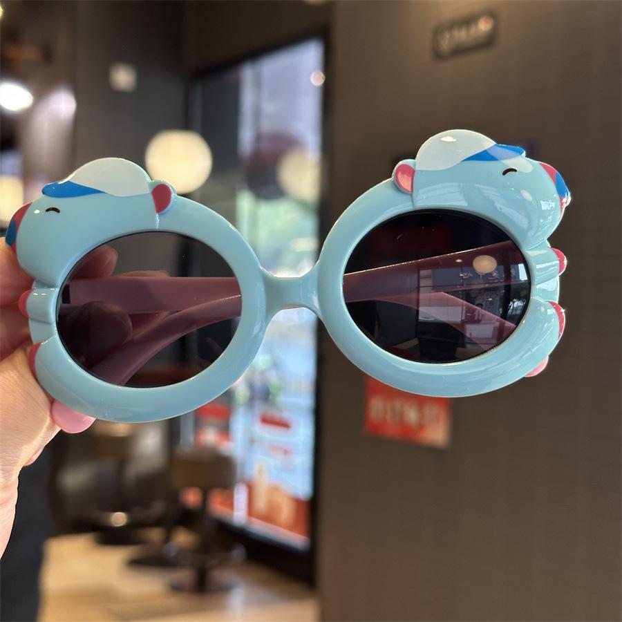 

Kids Sun Glasses Pc Material Sunglasses Capybara Shape Sun Glasses Easy To Clean Children S Sunglasses For Photo Props Gift синій