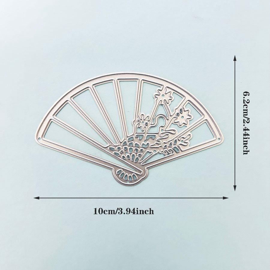 Fan Metal Cutting Dies Stencil For DIY Scrapbooking Paper Card Decorative Craft Embossing Die Cuts