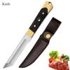 Ausbeinmesser BBQ Schneiden Fisch Obst Hackmesser Fleisch Gemüse Allzweckmesser Geschmiedete Klinge Küchenmesser Holzgriff Steakmesser