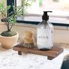 Wood Bathroom Display Stand Exquisite Makeup Storage Tray Durable Wooden Base Soap Dish  Bathroom