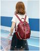 BUKESIYI Mini-Rucksack für Damen, Große Kapazität, Wasserdicht, PU-Leder, JP78196, Weinrot