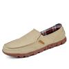 Summer Men's Korean Style Canvas Loafers: Trendy, Washable, Versatile Casual Shoes in Plus Sizes 47-48.