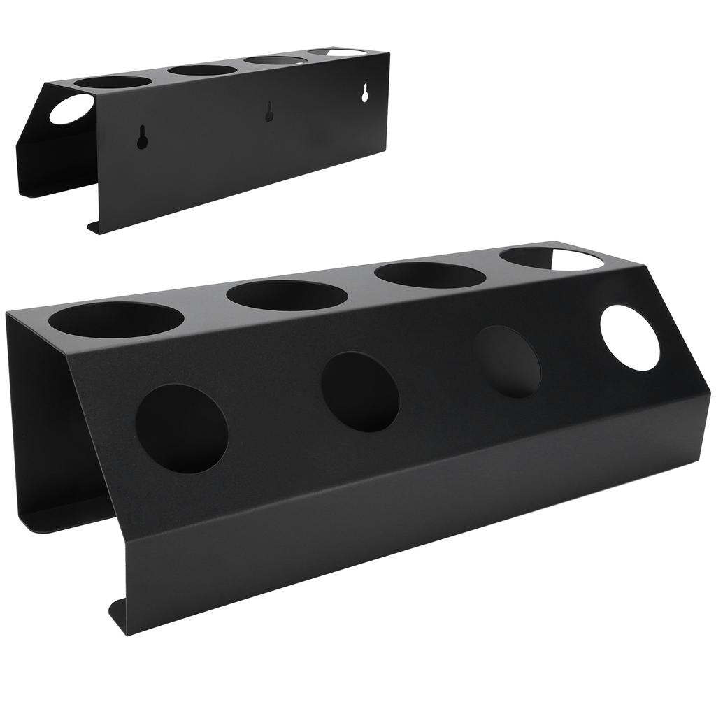 Soda-Flaschen-Trockengestell, 4 Löcher, Flaschen-Abtropffläche mit Abtropffläche für Küchenrestaurants