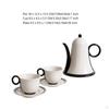 Ceramic Teapot with Cups Set Porcelain Tea Loose Leaf Pot Kung Fu for House