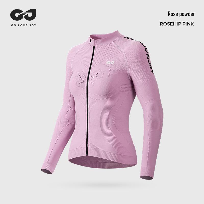 

Теплый костюм для велоспорта и бега – Влагоотводящий, Быстросохнущий, с длинным рукавом для осенне-зимнего фитнеса на открытом воздухе M