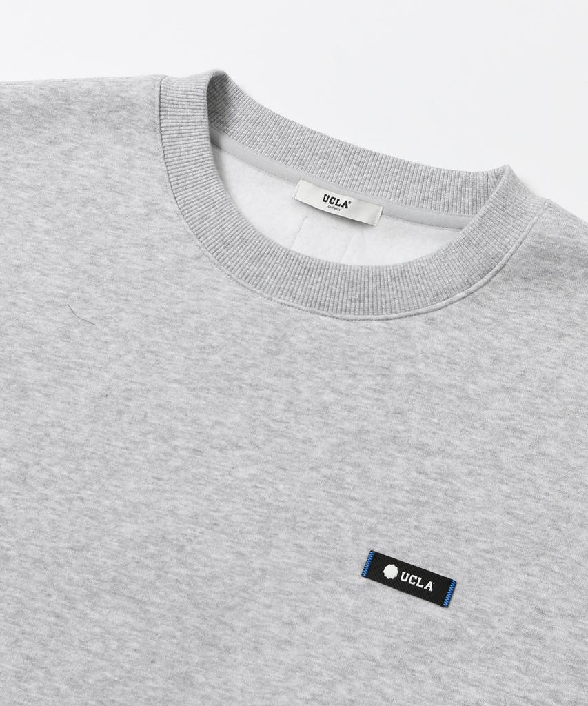 UCLA Unisex Daily Small Logo Fleece-Lined Sweatshirt [M-Grey] (Ubclt29)