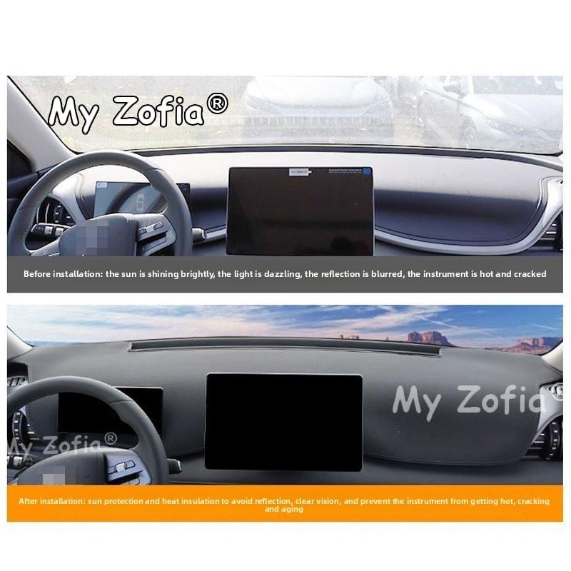 For BYD Atto 3 2026 Car Dashboard Anti-Glare Mat Non-Slip Heat Insulation UV Ray Blocking Dust Proof Auto Interior Accessories
