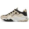 DLites 3.0 Milk Cap Bear Mesh Synthetic Leather Round Toe Lace-Up Low-Top Casual Shoes Men Sneaker Gray Brown 237223-TPBK