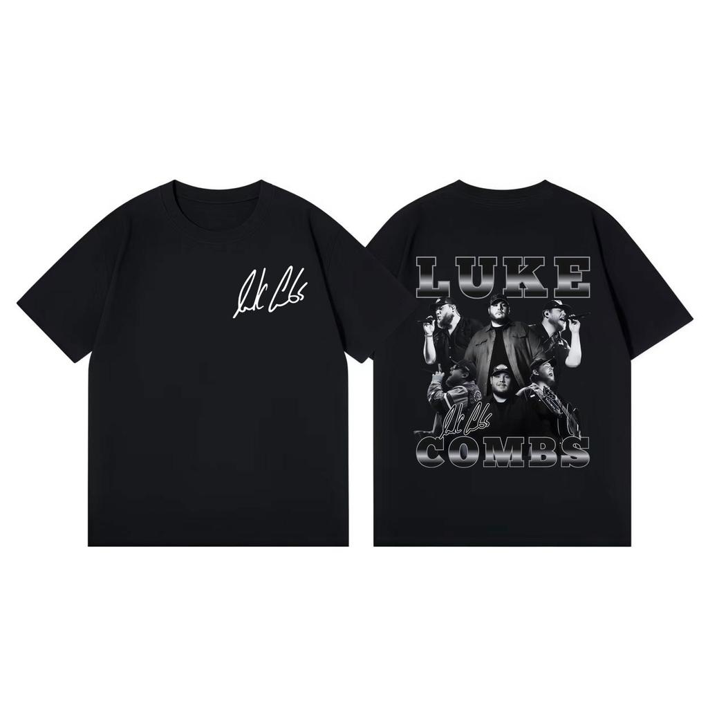 Luke Combs My Kinda Saeurday Night Tour 2026 Graphic T Shirts Fashion Vintage Short Sleeve Tshirt Unisex Casual Cotton Tshirts