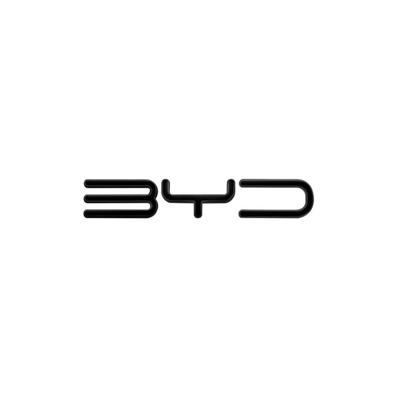 3D Metal Black Silver Build Your Dreams Logo Sticker Car Rear Boot Trunk Lid Letters Emblem Decals For BYD Series Car Styling