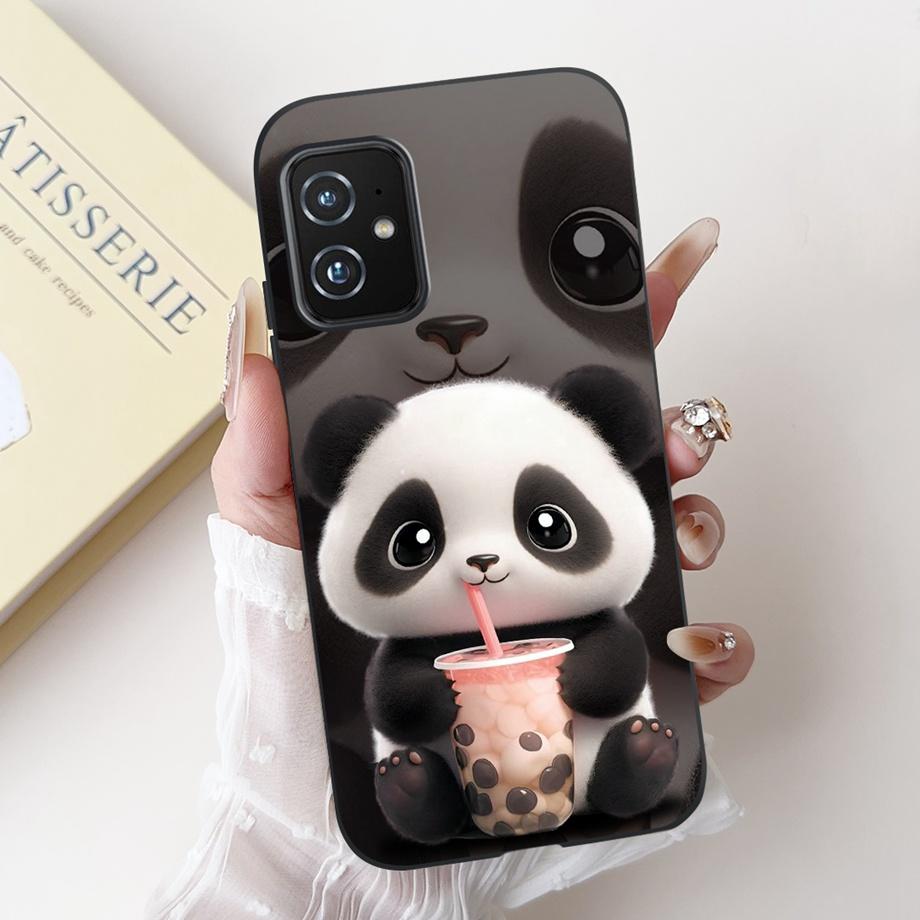 Per Custodia ASUS ZENFONE 8 ZS590KS Astronauta Drago Animali Cartoni Animati Stile Cool Silicone Morbido Copertura Nera per Telefono Per ASUS ZS590KS Borsa