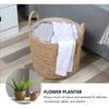 Hand Woven Extra Large Straw Flower Pot Nordic Seaweed Storage Basket Potted Green Plant Floor Indoor Anti-fade Long-lasting