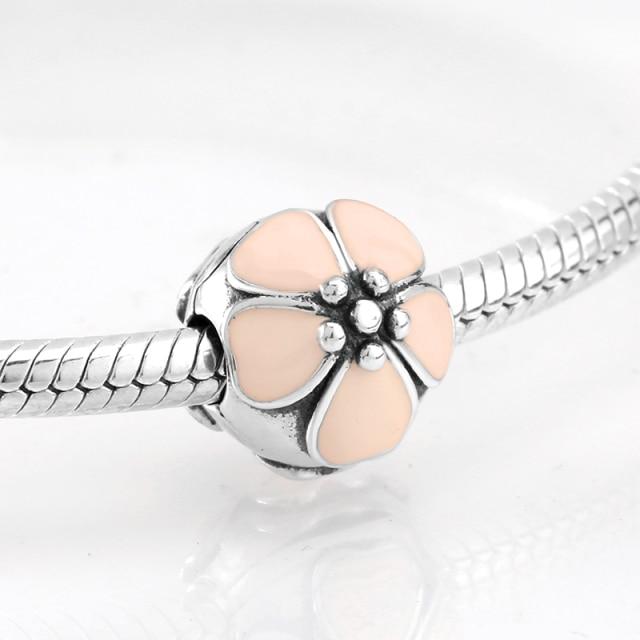 925 Sterling Silver Bead Openwork Sweet Hearts Crown Charms Beads Fit Jiuhao Bracelets Bangles Diy Womens Jewelry