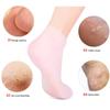 1Pair Silicone Moisturizing Feet Care Socks Anti Feet Skin Dryness Cracking Exfoliating Dead Skin Remove Protector Pain Relief