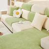 Sofa segmentowa do salonu Narzuty Zagęścić szenilowe antypoślizgowe pokrowce na kanapę 1/2/3/4 siedzenia Elastyczna narzuta na ławkę