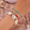 European American Fashion Bohemian Layered Beaded Bracelets Elastic Ethnic Bracelets for Women Female Bangle Bracelet