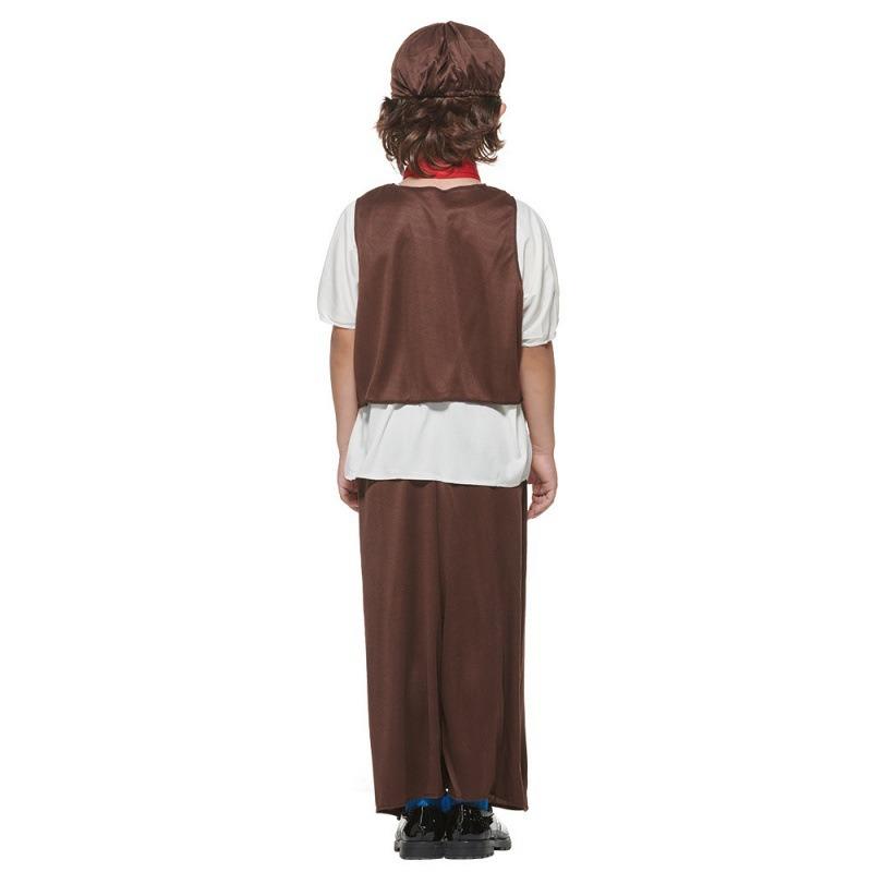 Halloween children's costumes ethnic characteristics play costumes Victorian boys poor working clothes Halloween costumes