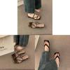 Leopard Print Flip Flops For Women Summer Soft Sole Beach Sandals Slip On Comfortable Casual Footwear