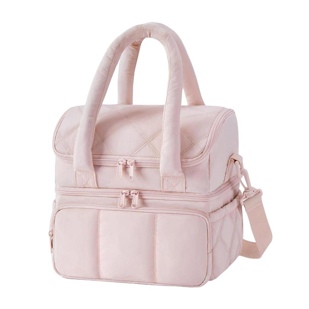 Lunch Box Tote Bag Container Carrier Lightweight Leakproof Adjustable Removable