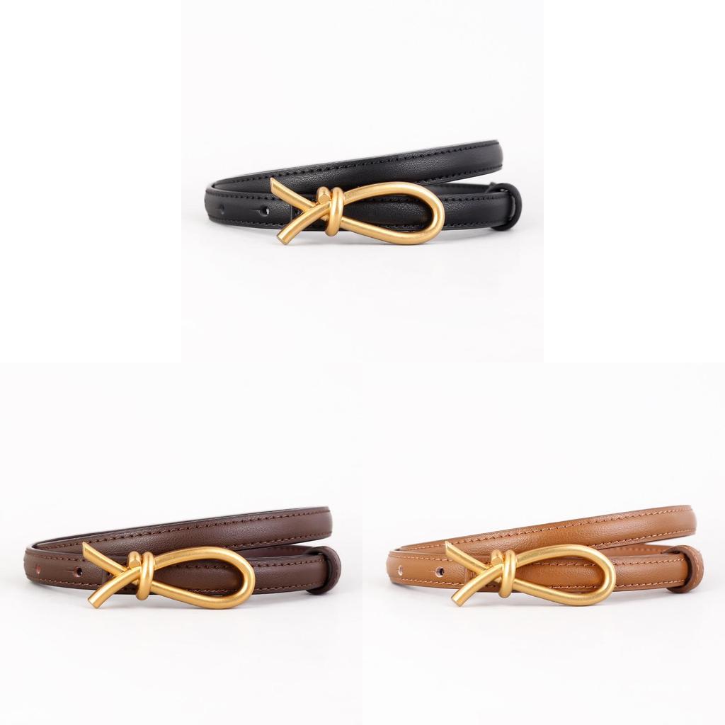 Leather Belt For Women With Alloy Buckle And Punk Style For Casual Wear