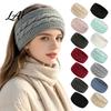 Stylish Winter Accessories for Women Headbands Women Thickened Knitted Ear Warmers Cold Warm Protection Weather Fleece Lined Hairband Outdoor